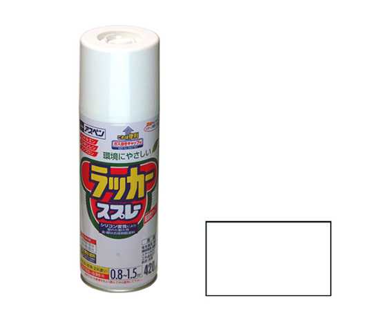 Asahipen Corporation 62-2310-72 Aspen Lacquer Spray 420mL (white)